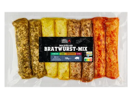 Grillmeister Holzfäller Bratwurst-Mix