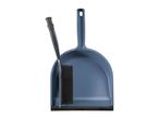 Blue dustpan and brush set