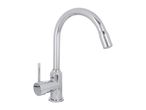 LIVARNO HOME chrome kitchen mixer tap with pull-out spray