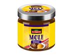 A jar of La Costena Mole Chunky sauce.