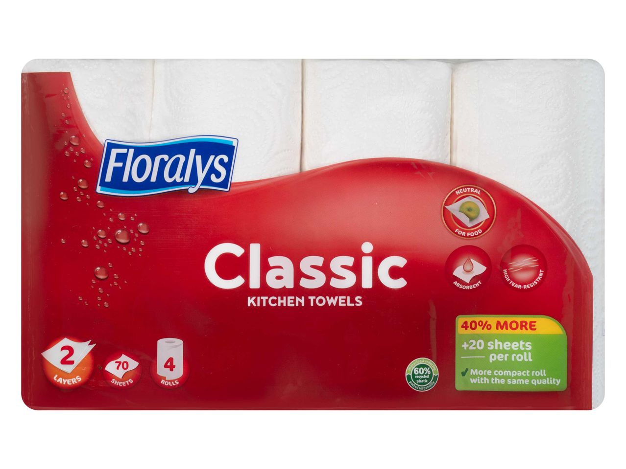 Floramys Classic konyhai papírtörlő csomag.