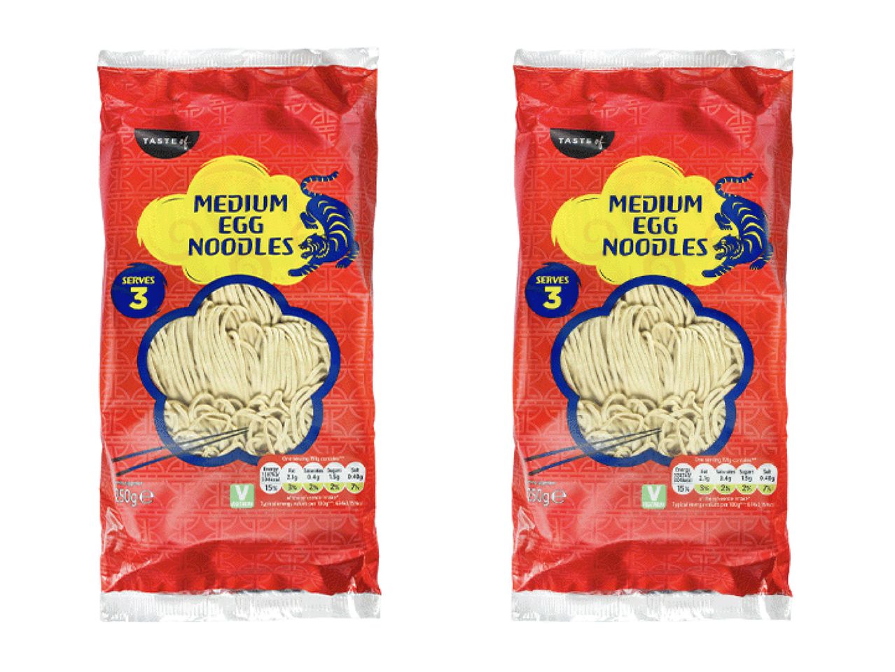 Medium Egg Noodles 4% 250g 2 for£1 Lidl Plus