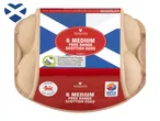 6 medium free range Scottish eggs, Woodcote, RSPCA.