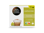 Nescafé Dolce Gusto Cappuccino capsules: 15 stuks, romige koffie.