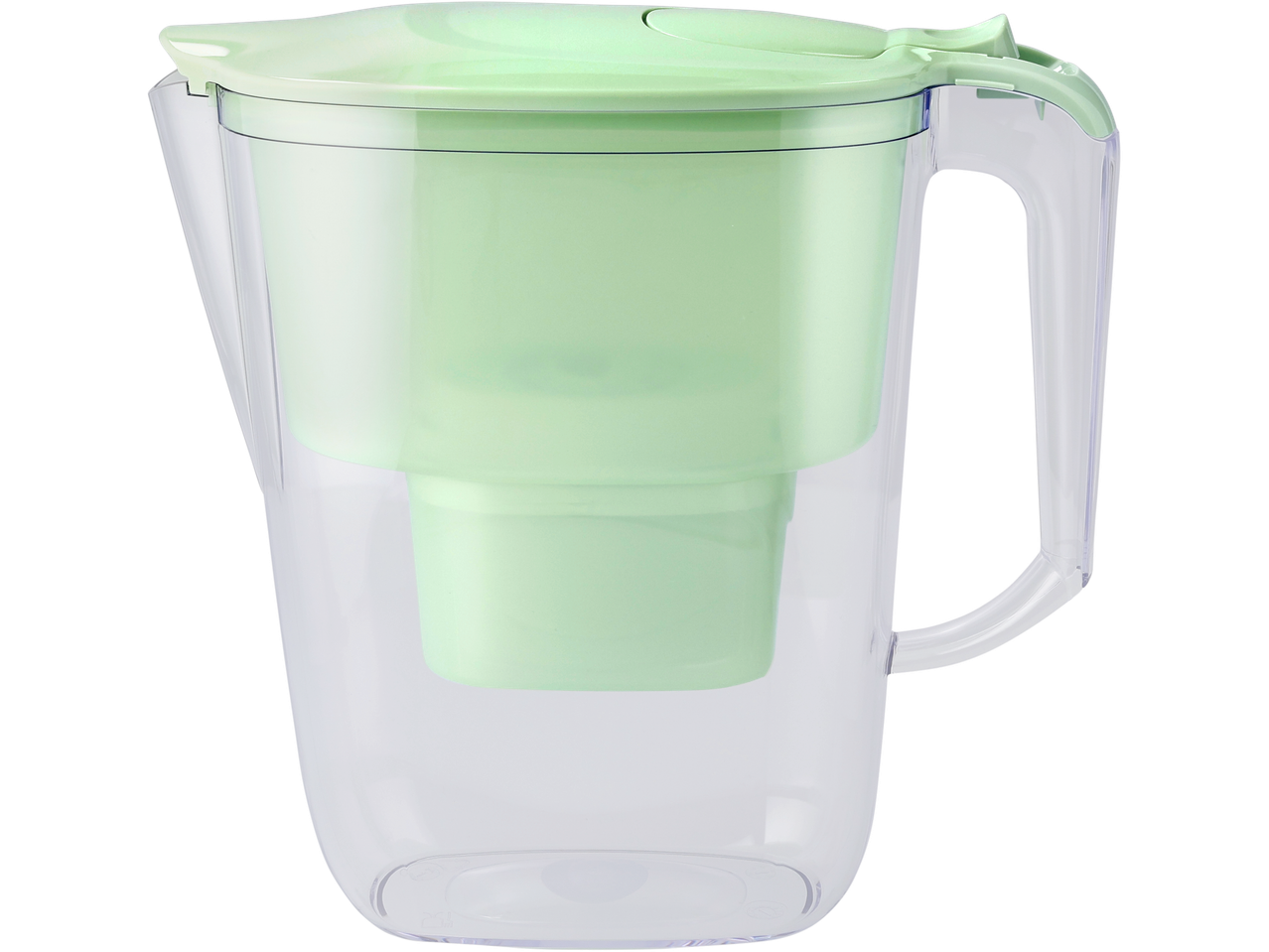 SILVERCREST® set za filtriranje vode s prozirnim vrčem i zelenim filtrom