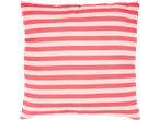 Livarno water-resistant outdoor cushion with red and white stripes