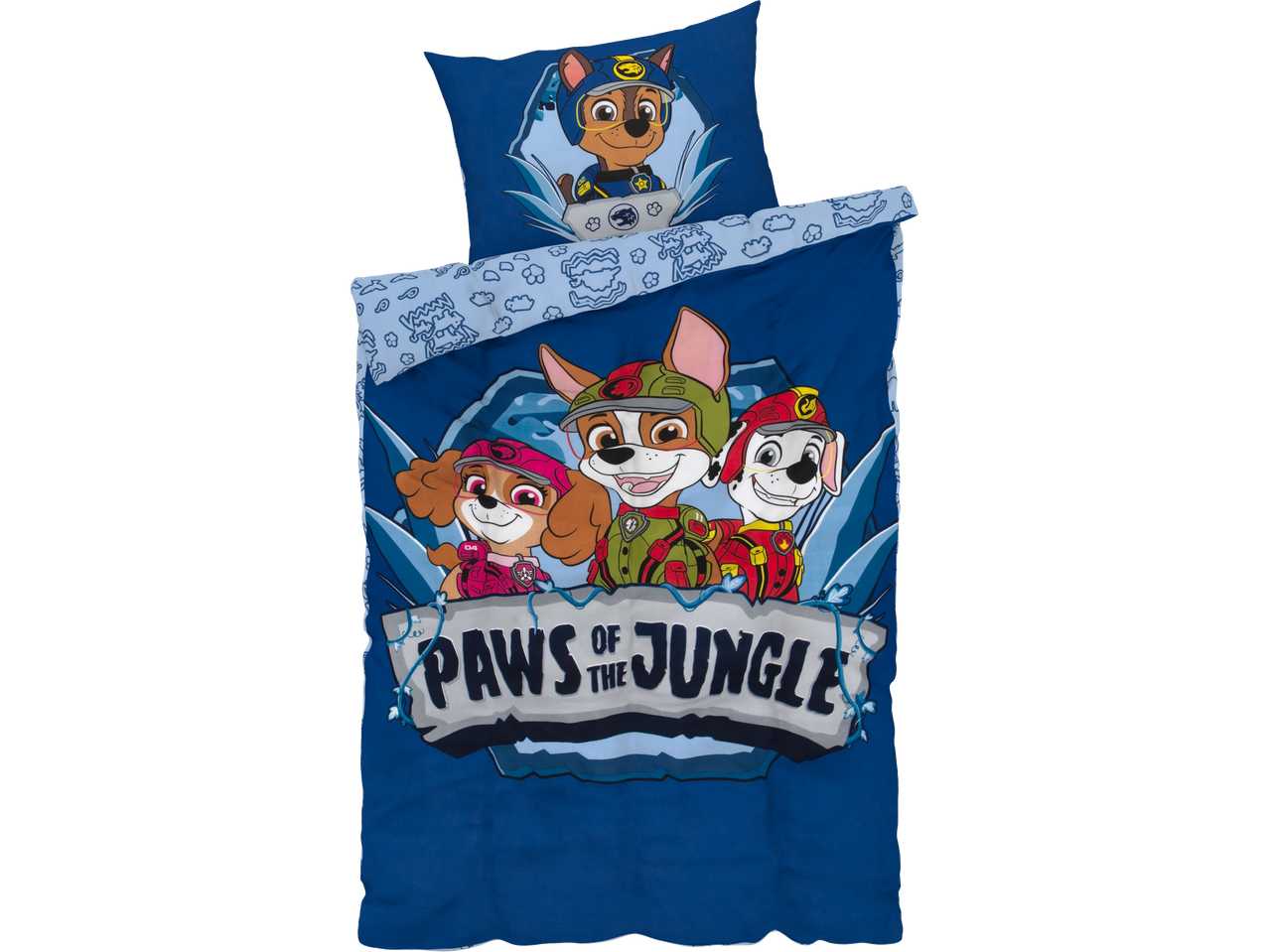 Dečiji posteljini komplet Paw Patrol Paws of the Jungle.