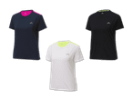 Drei Crivit Damen-Sport-T-Shirts in verschiedenen Farben.