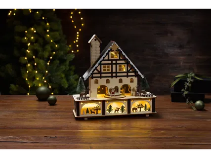 Hangulatos karácsonyi dekoráció