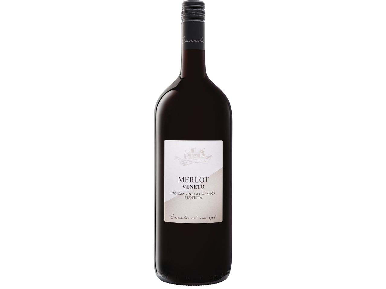 Бутилка червено вино Casale ai Campi Merlot Veneto