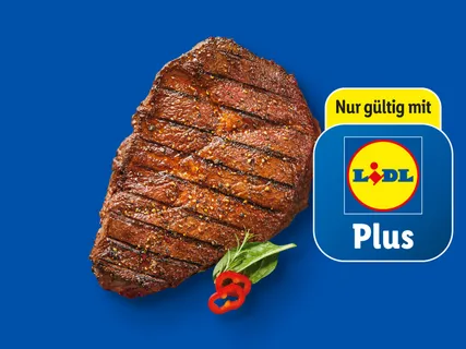 Metzgerfrisch Rindersteak aus Südamerika