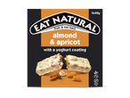 Amandel- en abrikozenrepen met yoghurtcoating, 3x40g, bron van vezels, glutenvrij.