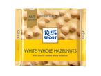 Шоколад Ritter Sport, бял с цели лешници, 100 g/опаковка.