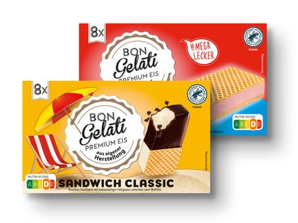 Bon Gelati Sandwich-Eis