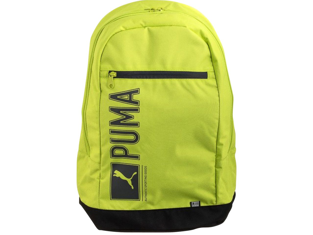 Лайм зелена раница Puma с черни акценти и голямо лого