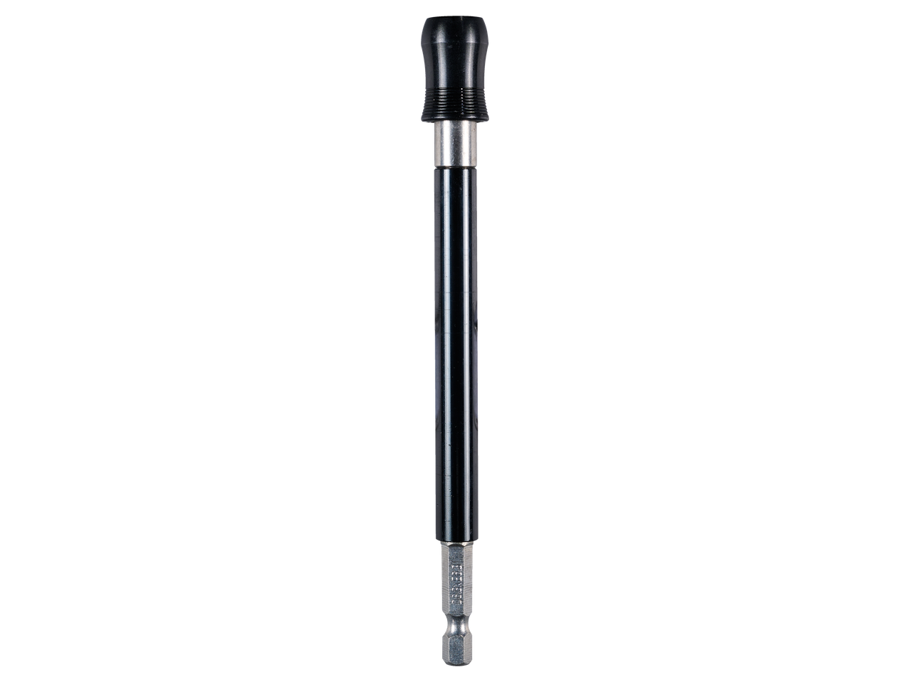Parkside® DIY Assortment: A black magnetic bit holder with a silver tip.