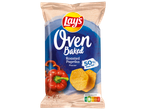 Lay's Oven Baked chips, geroosterde paprika smaak, 50% minder vet.