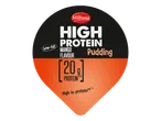 Milbona High Protein Pudding saveur mangue, faible en gras, avec 20g de protéines.