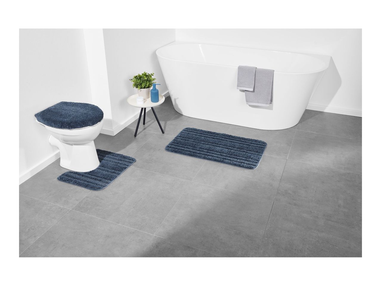 Go to full screen view: Livarno Home Bathroom Mat Set - 3 Piece Set - Image 10