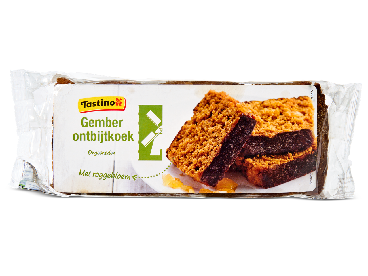 Tastino gember ontbijtkoek met roggebloem.