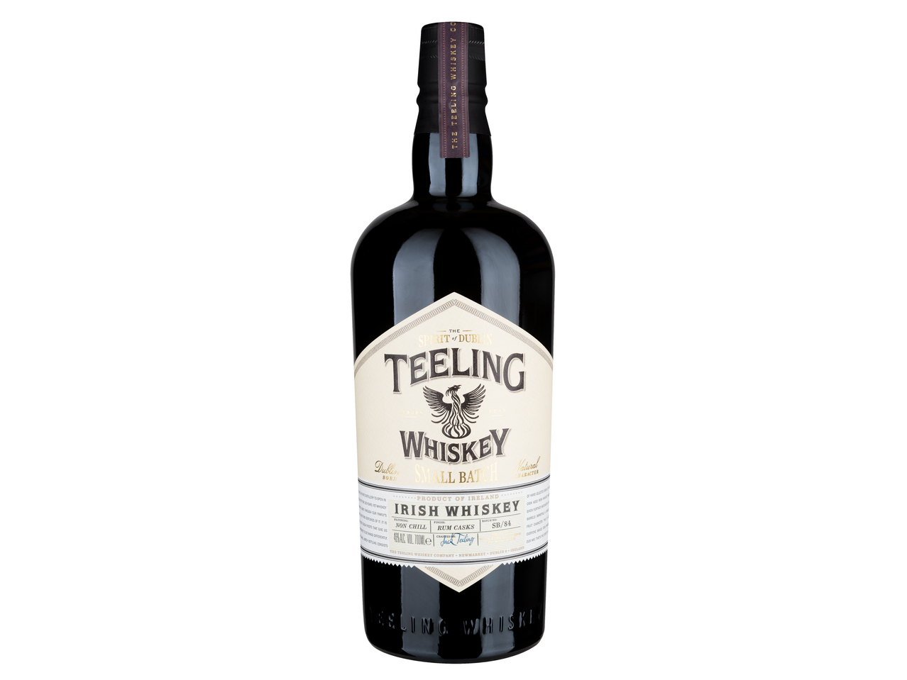Teeling Small Batch ír whiskey palack.