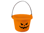 LIVARNO home Trick or Treat Bucket with a jack-o'-lantern face