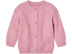 Lupilu baby cardigan in pink with wooden buttons