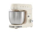 SILVERCREST® Stand Mixer in cream color with a stainless steel bowl.