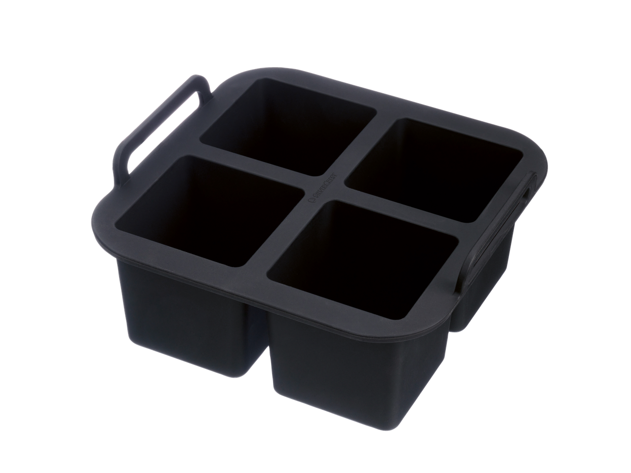 Silvercrest® silikona cepamā forma ar četriem kvadrātveida nodalījumiem