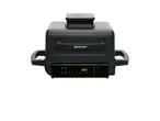A black Breville indoor grill.