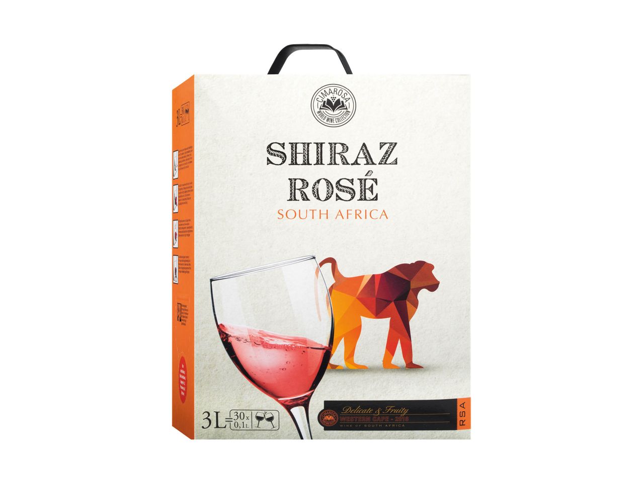 Vis i fuld skærm: Sydafrikansk Shiraz rosé - BiB - Billede 1