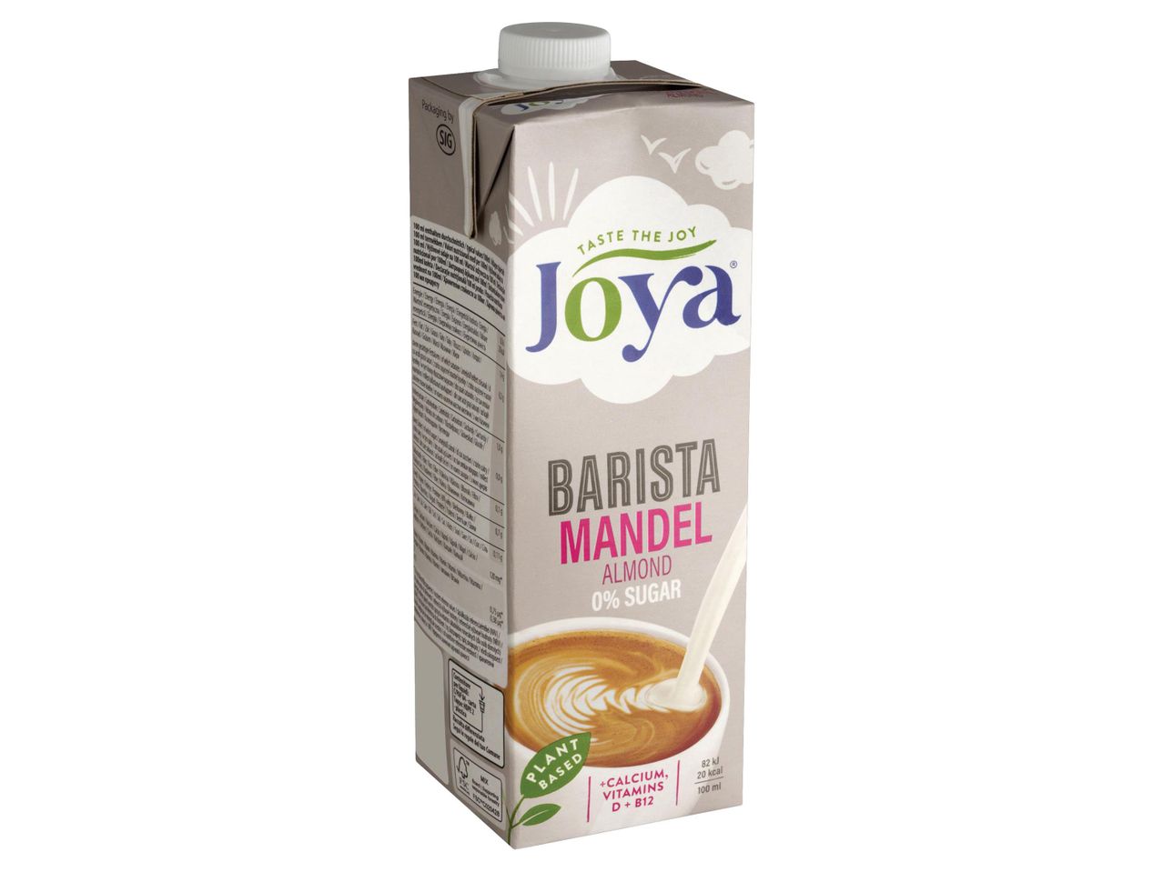 Joya mandulatej ital, 0% cukor, barista változat.