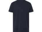 Camiseta azul marinho masculina, manga curta.