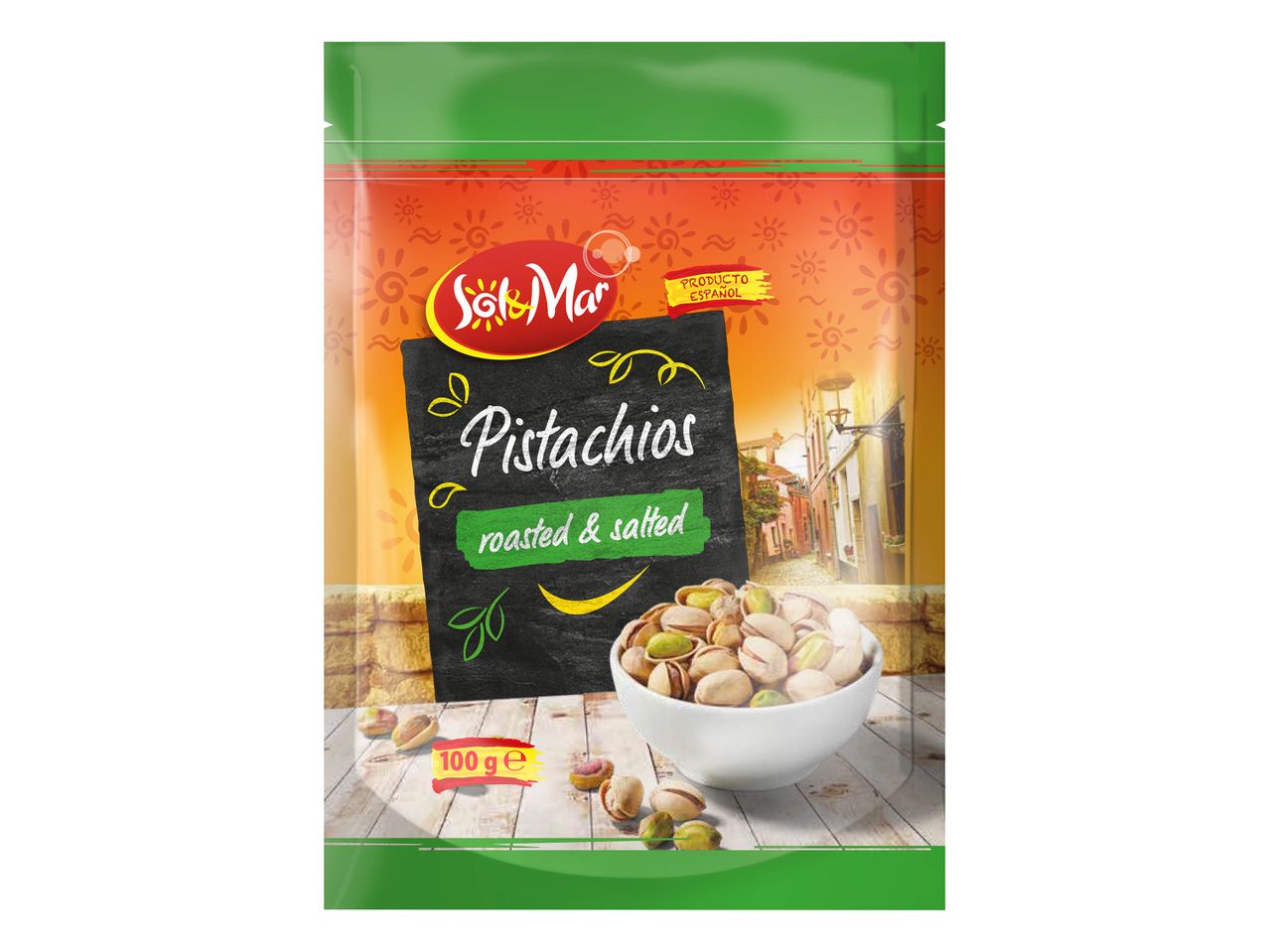 Pistaches grillées et salées