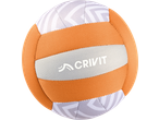 CRIVIT oranža un pelēka neoprēna bumba ar ģeometrisku rakstu