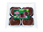 Vemondo vegane Kakaomuffins in Verpackung.