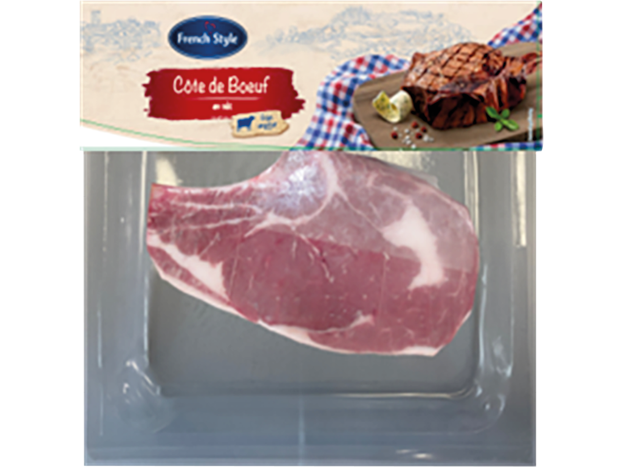 Förpackad Entrecote från Boneless Eagle.