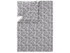 LIVARNO® mikropluošto satino patalynės komplektas su pilku paisley raštu
