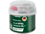 Parkside plastic filler: 242g filler and 8g hardener.
