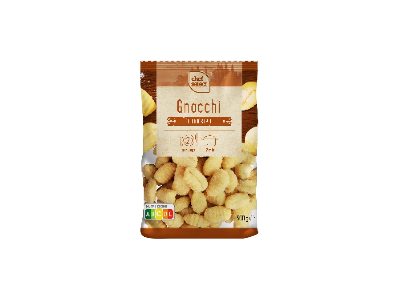 Pakovanje njoka marke Chef Select.