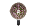 SILVERCREST® KITCHEN TOOLS Monsieur Cuisine “Compact” com cebola roxa picada e salsa.