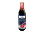 Balsamic cream with raspberry flavor in a bottle