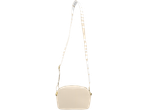 Geantă crossbody ESMARA bej cu curea dungată.