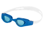 CRIVIT Swimming Goggles with blue lenses and a white strap