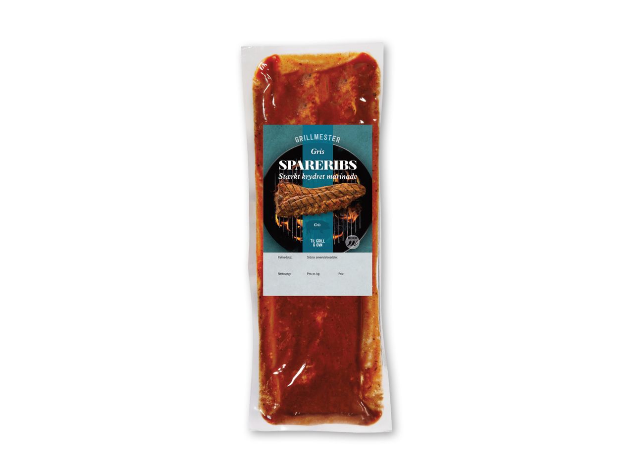Pakke med røget bacon.