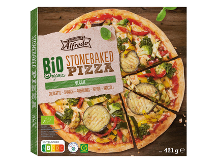 Bio zöldséges pizza