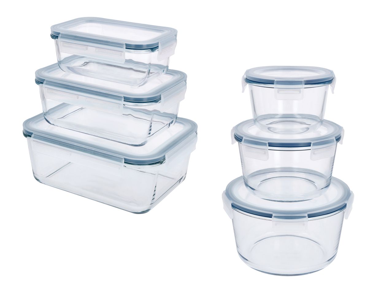 Glas-Frischhaltedosen-Set
