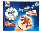 Gelado Bon Gelati Supreme caramelo salgado.