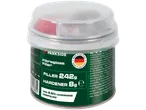 Parkside fiberglass filler: 242g filler and 8g hardener.