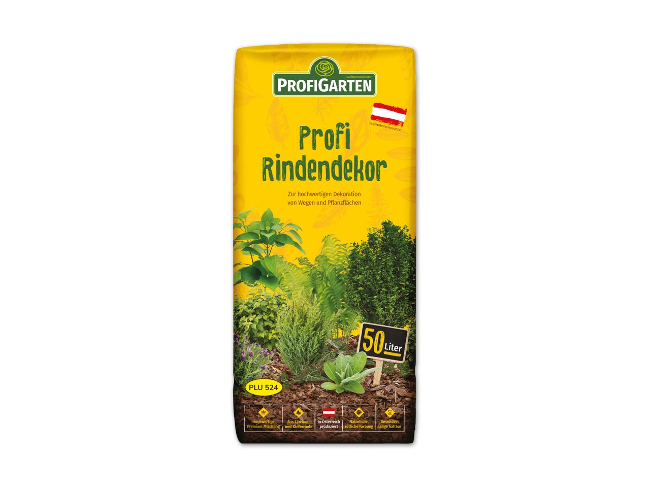 Profifgarten Profi Rindendekor, 50 Liter Dekor-Rindenmulch.